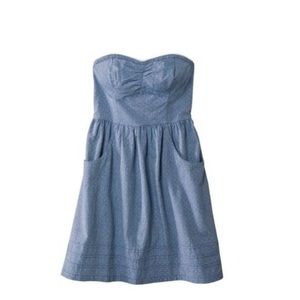 Mossimo chambray dress with pockets size M